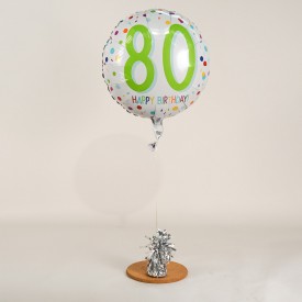 80th Birthday Balloon