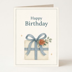 Happy Birthday Greeting Card