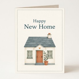 New Home Greeting Card