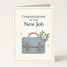 New Job Greeting Card