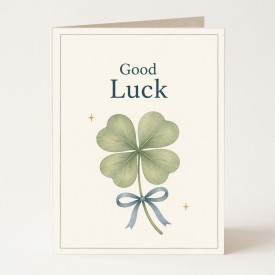 Good Luck Greeting Card